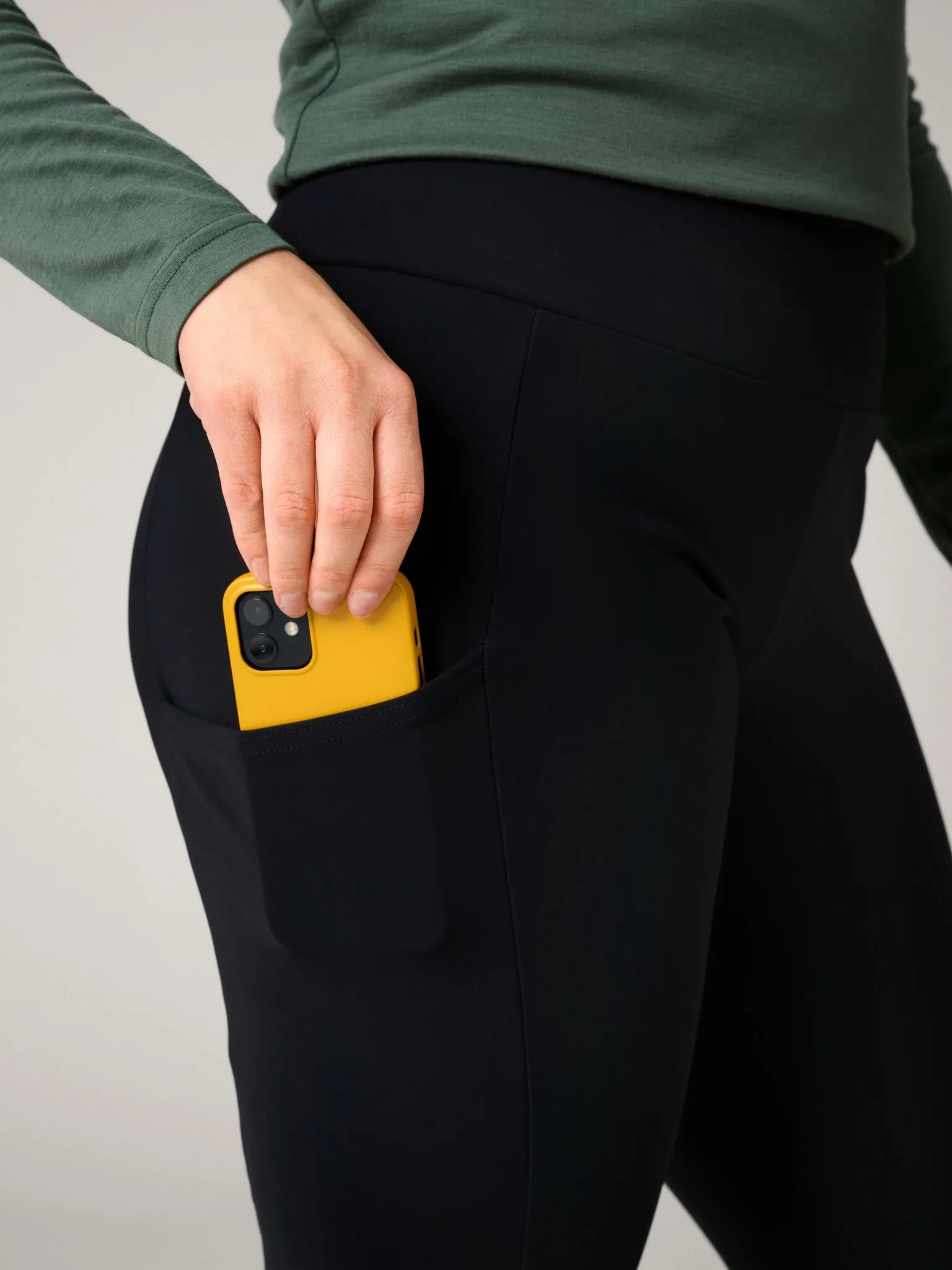 Rosa Hiking Tights Black