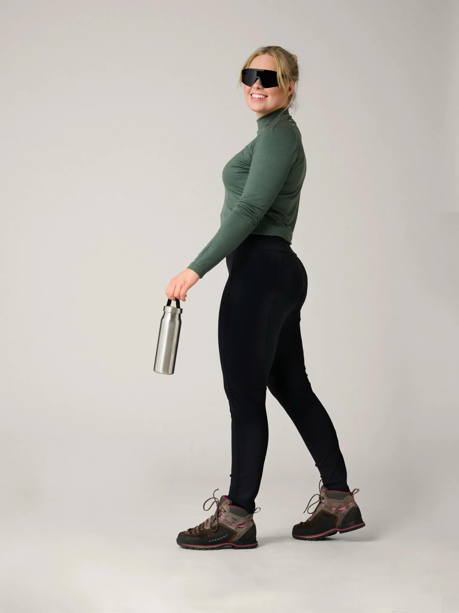 Rosa Hiking Tights Black