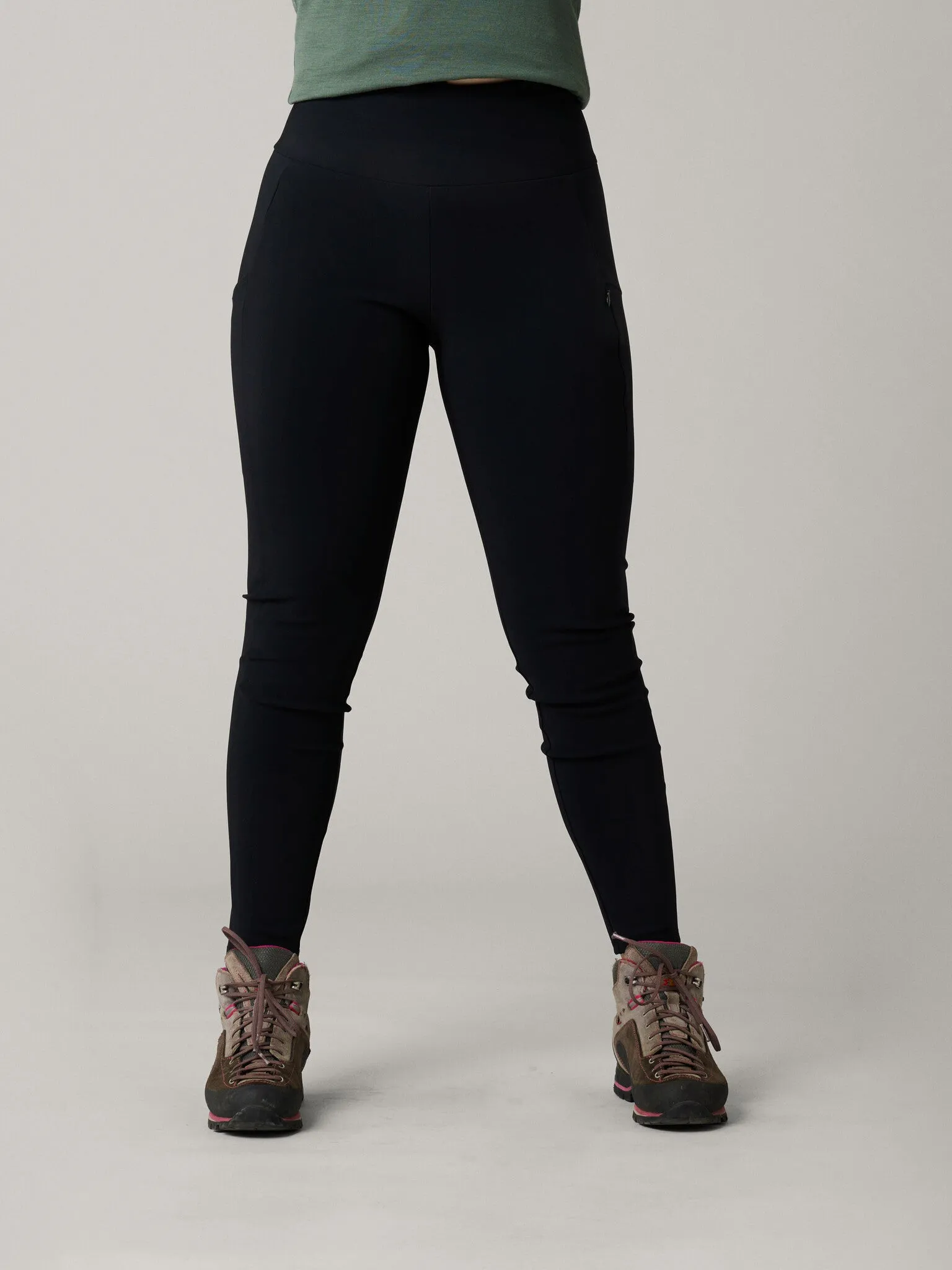 Rosa Hiking Tights Black