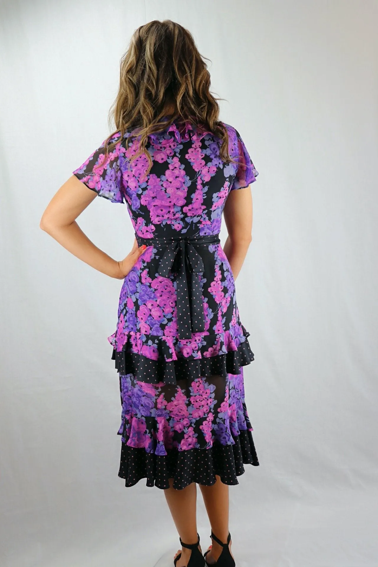 Smith & Herrera Charlotte Silk Wrap Dress