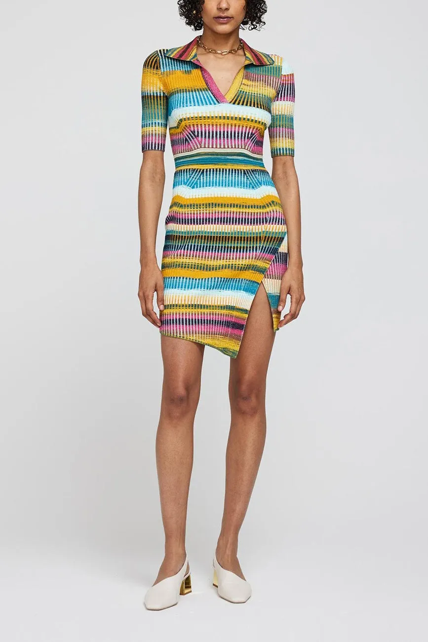 SOLANA POLO MINI WRAP DRESS
