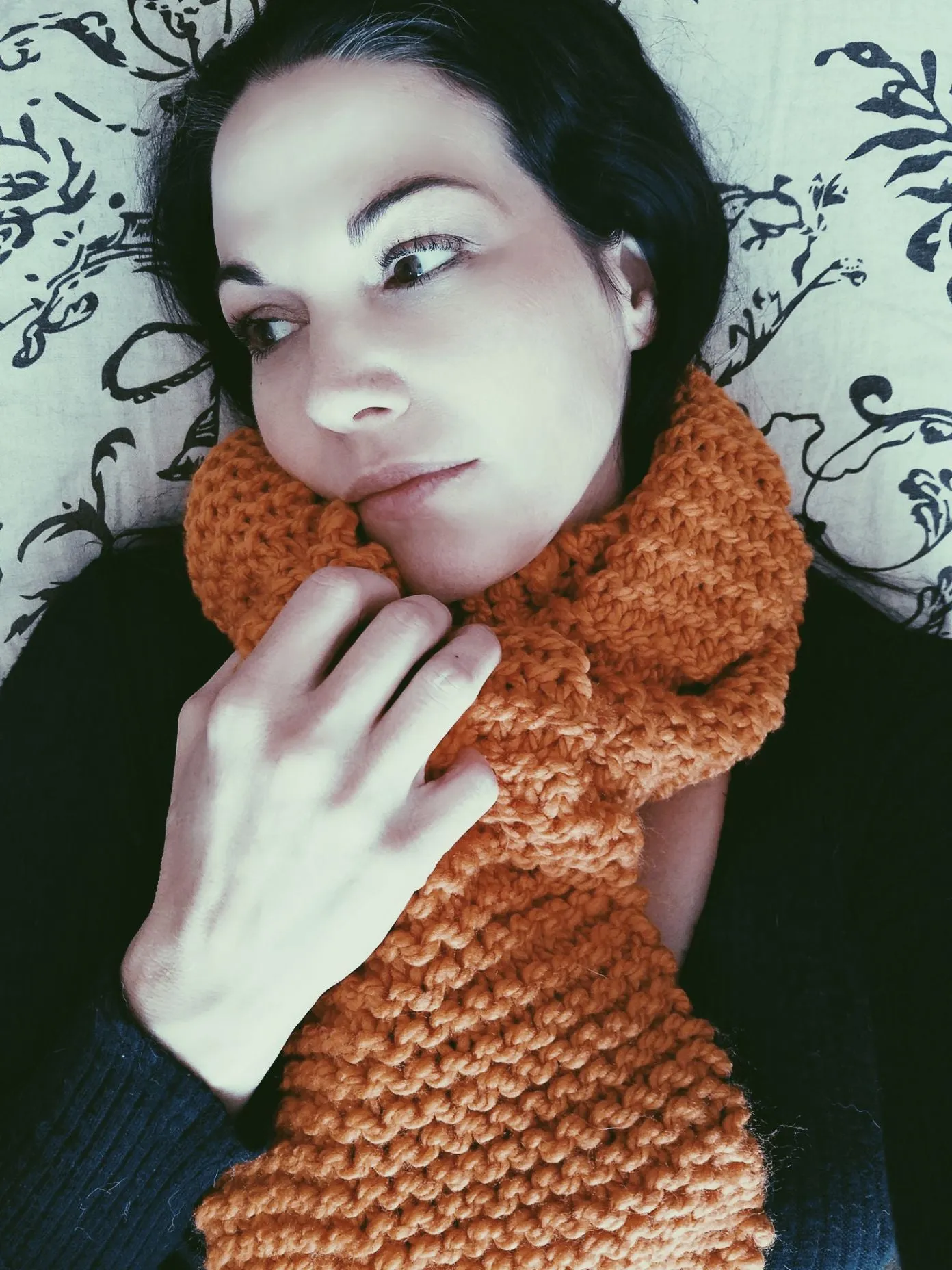 The Pumpkin Spice Extra Long Chunky Scarf