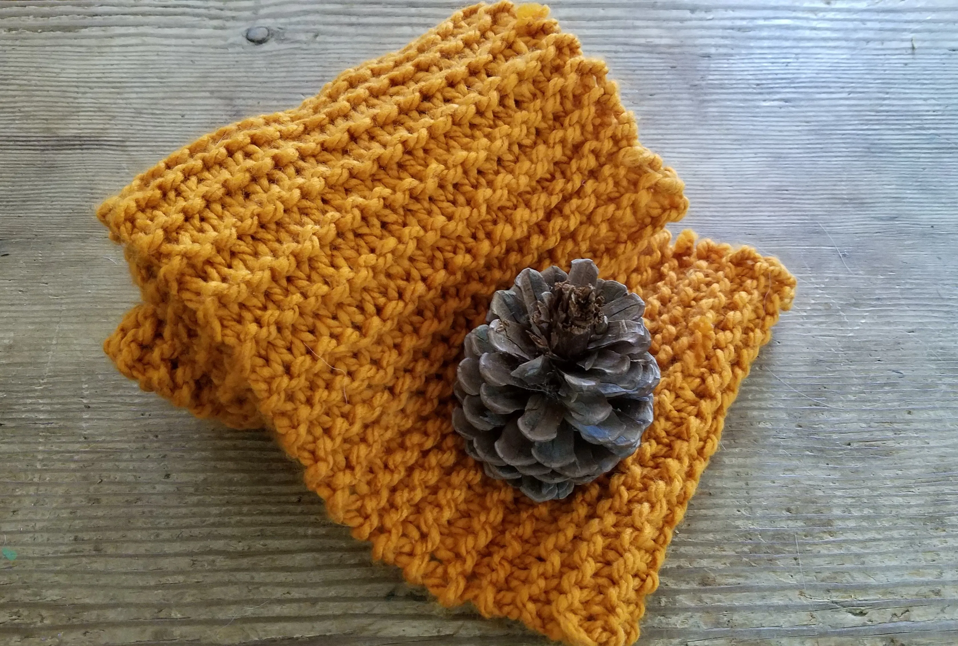 The Pumpkin Spice Extra Long Chunky Scarf