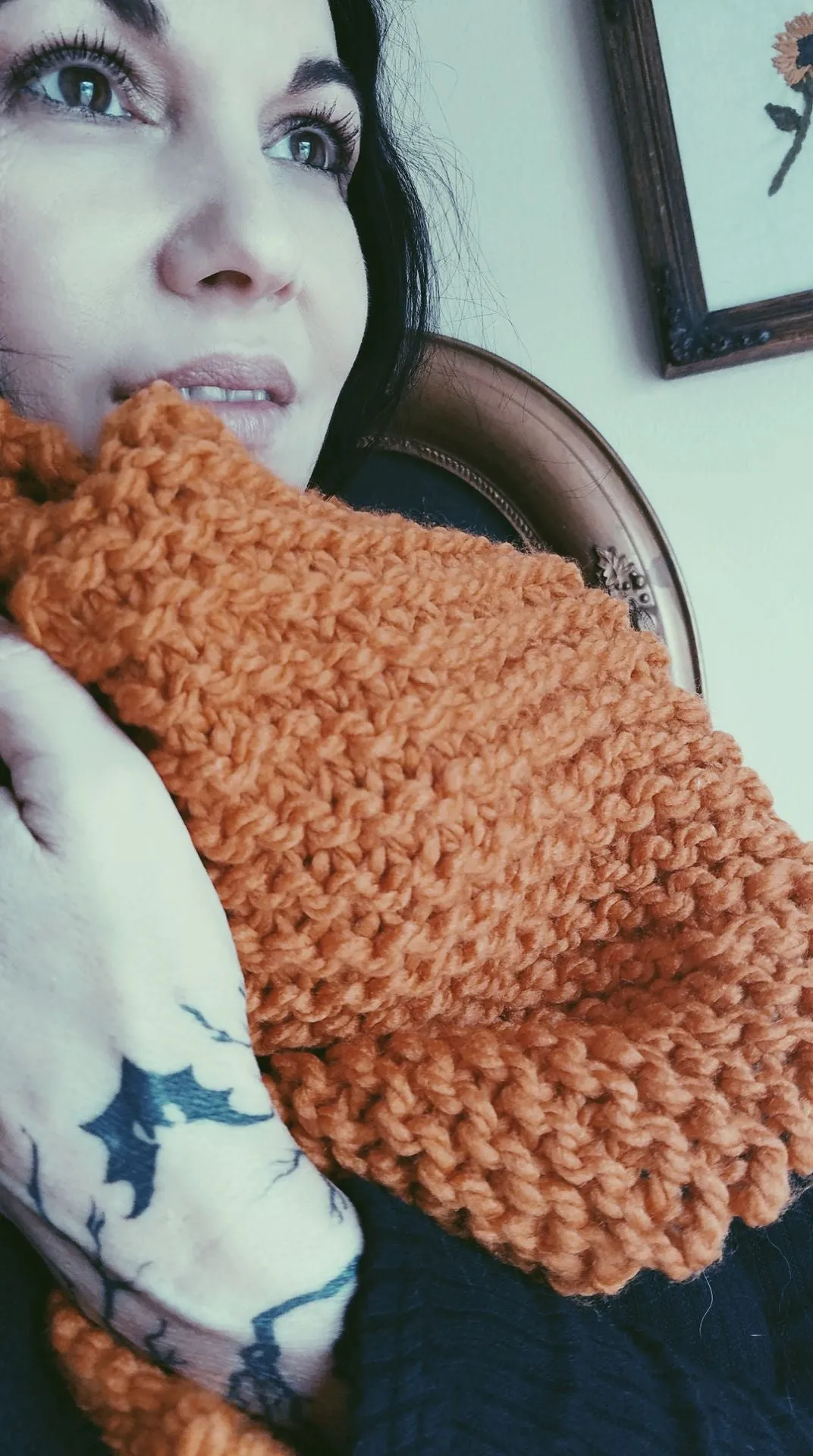The Pumpkin Spice Extra Long Chunky Scarf