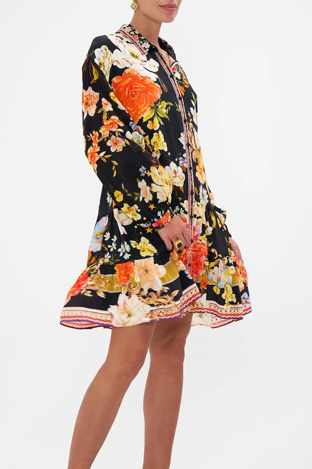 TIERED SHIRT DRESS SECRET HISTORY