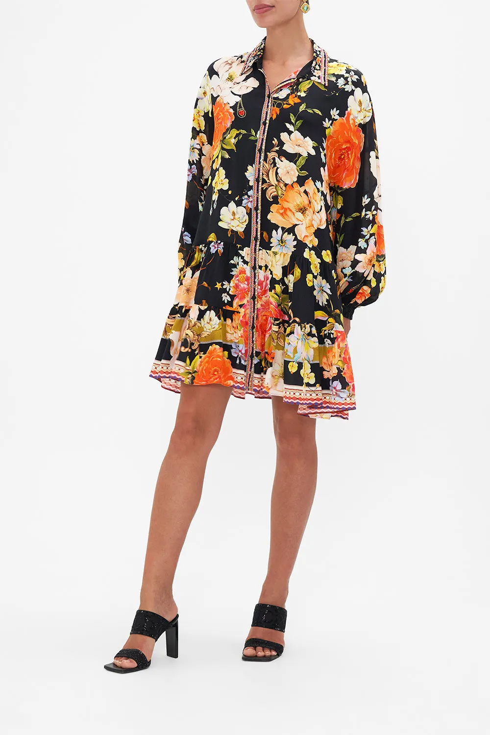TIERED SHIRT DRESS SECRET HISTORY