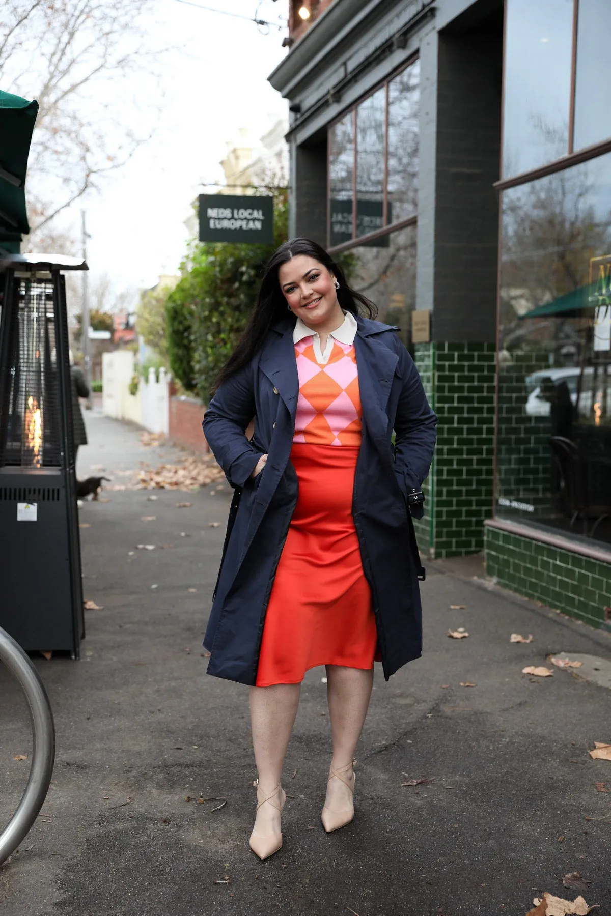 Trench Coat - Navy