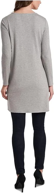 Vince Camuto Women's Asymmetrical Tunic Top  Color Medium Heather Grey Size M