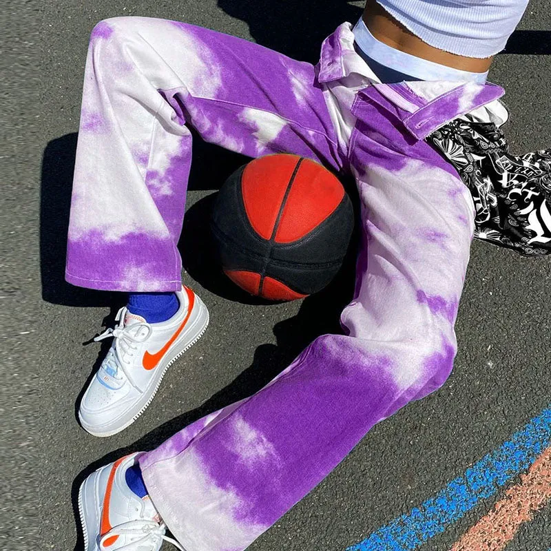 What A Bleach Flare Jeans