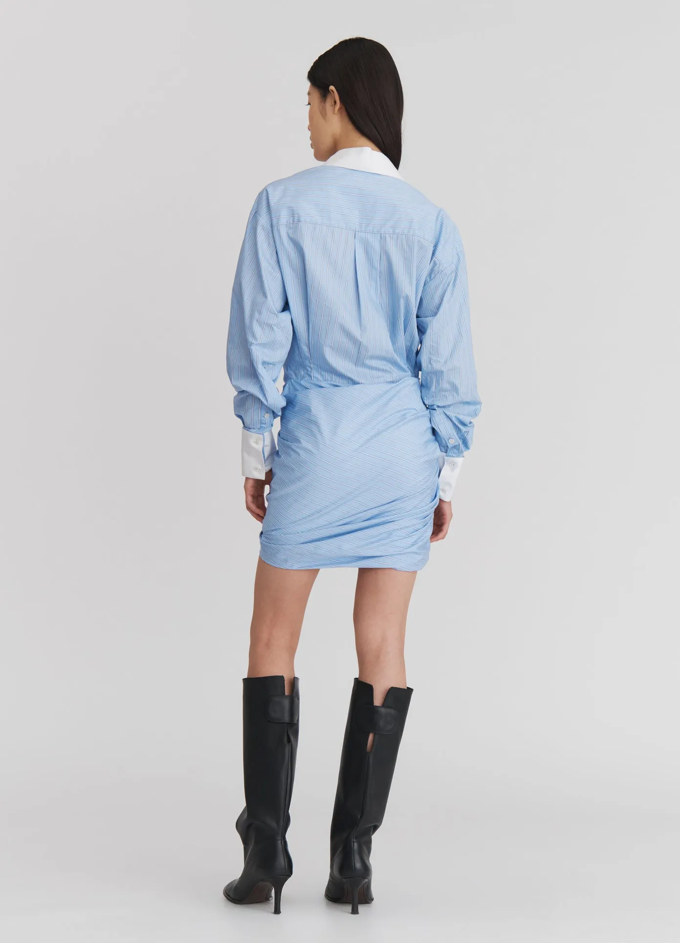 Wrap Shirt Dress