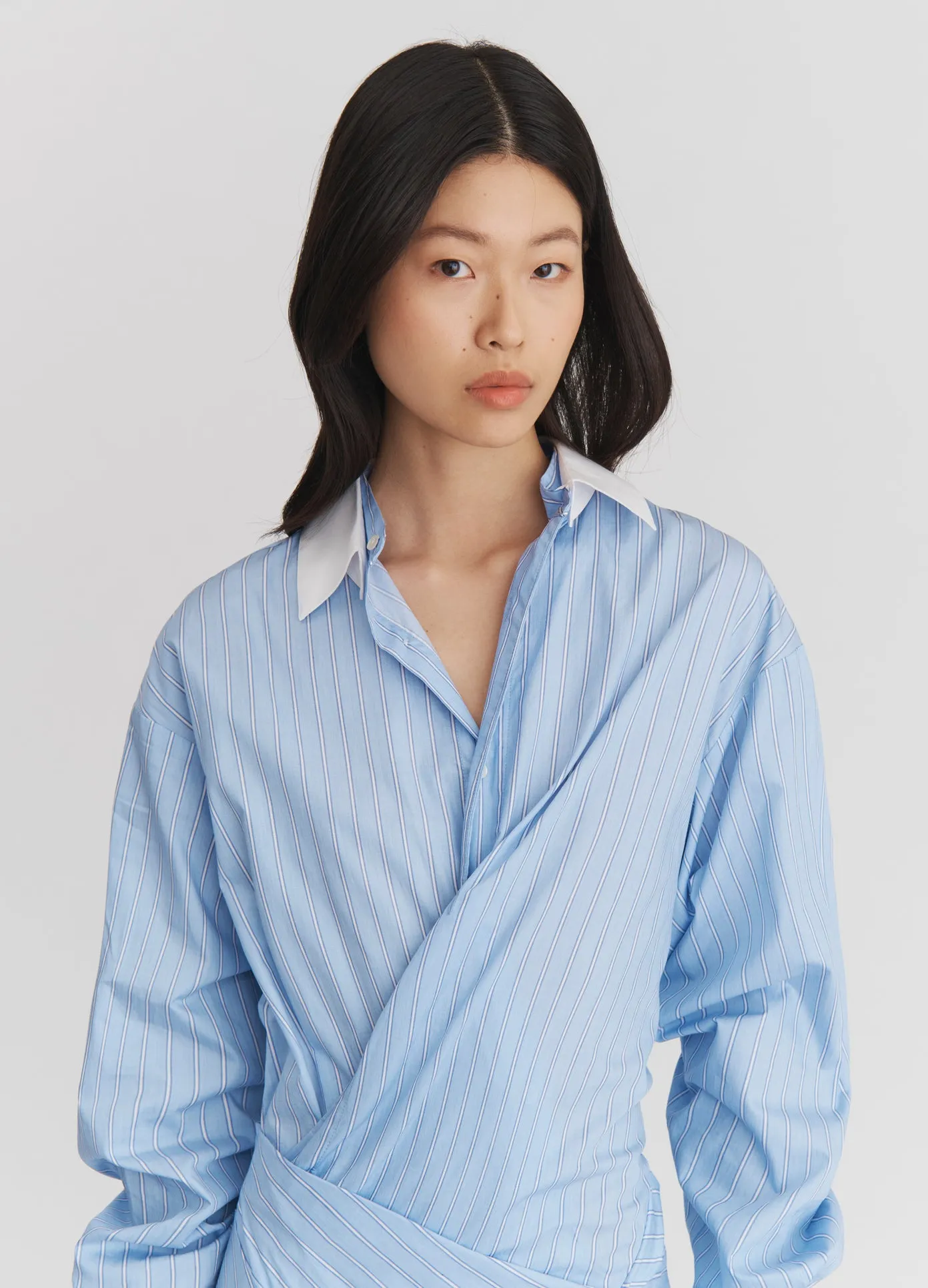 Wrap Shirt Dress