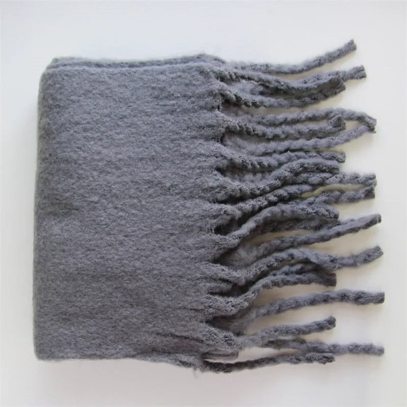 Yura Wool Blanket Scarf - 10 Colors