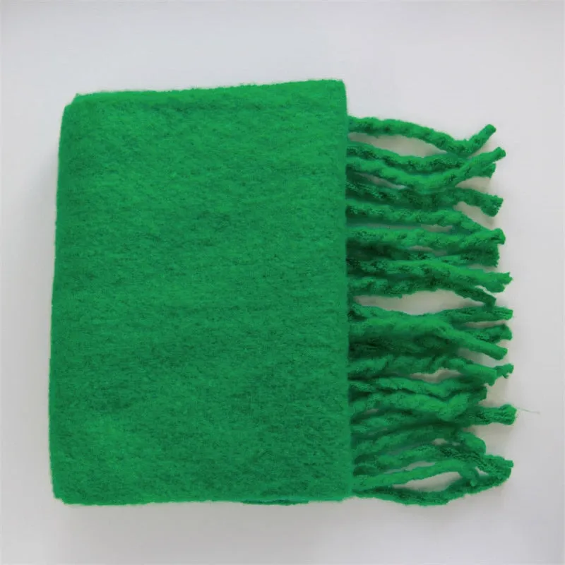 Yura Wool Blanket Scarf - 10 Colors