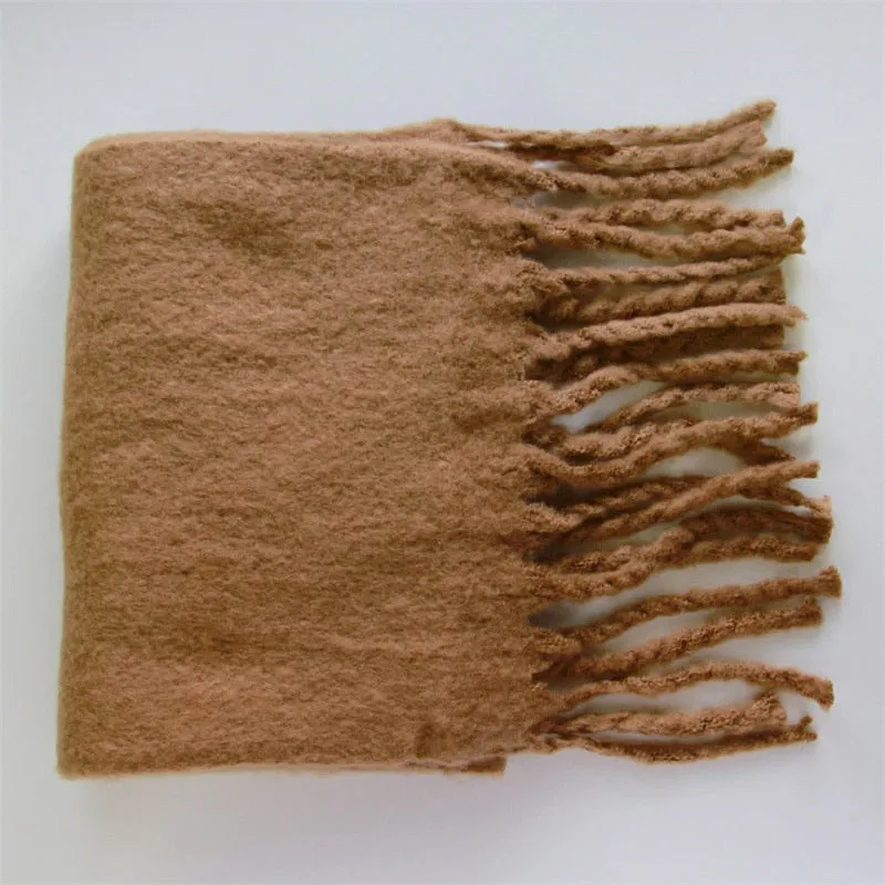 Yura Wool Blanket Scarf - 10 Colors