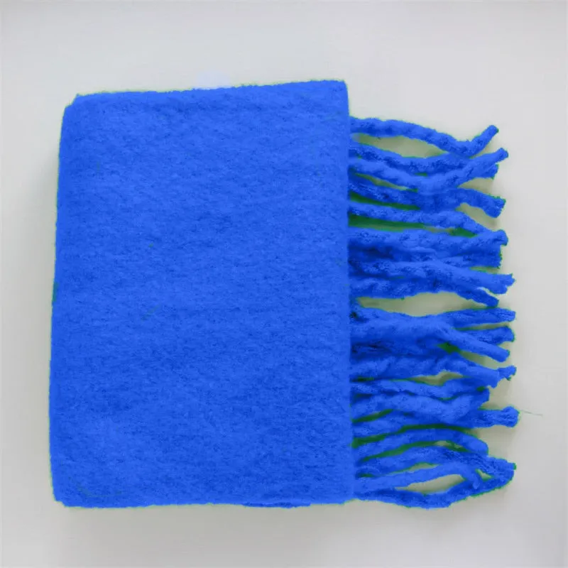 Yura Wool Blanket Scarf - 10 Colors