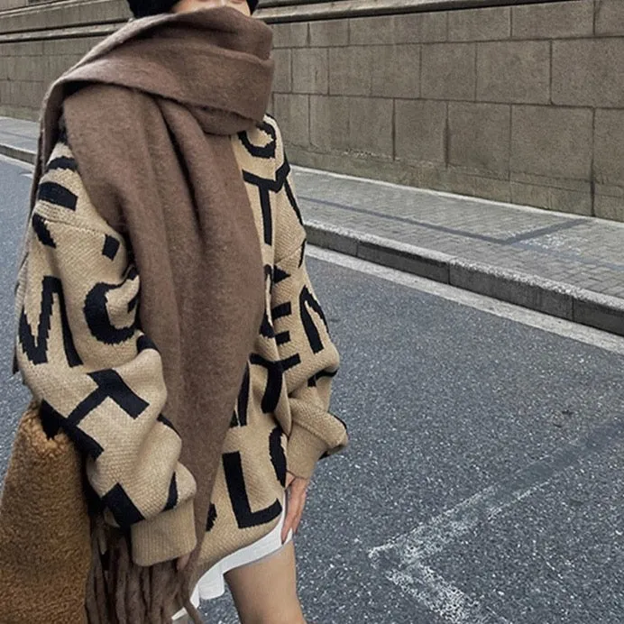 Yura Wool Blanket Scarf - 10 Colors