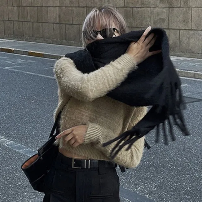 Yura Wool Blanket Scarf - 10 Colors