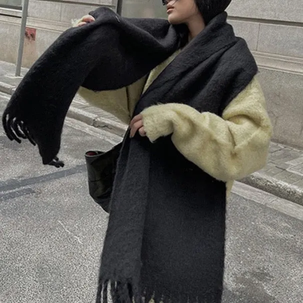 Yura Wool Blanket Scarf - 10 Colors