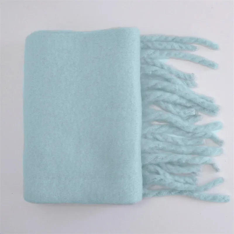 Yura Wool Blanket Scarf - 10 Colors