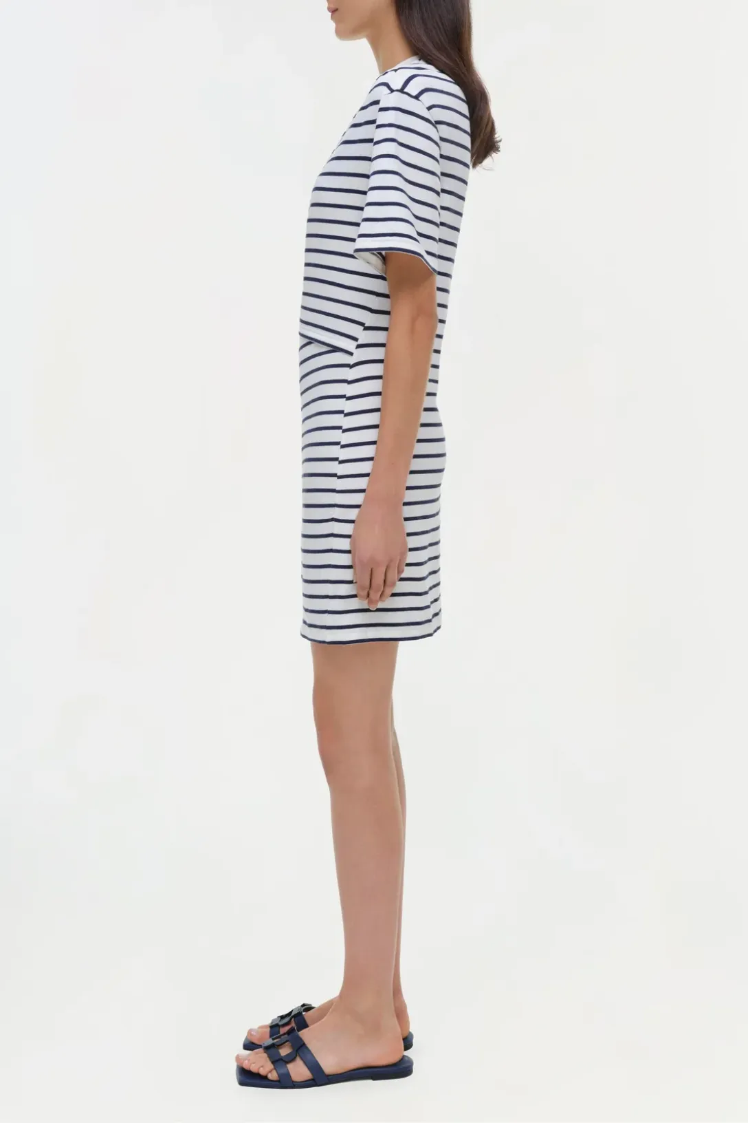 Zeus Dress | Midnight Stripe