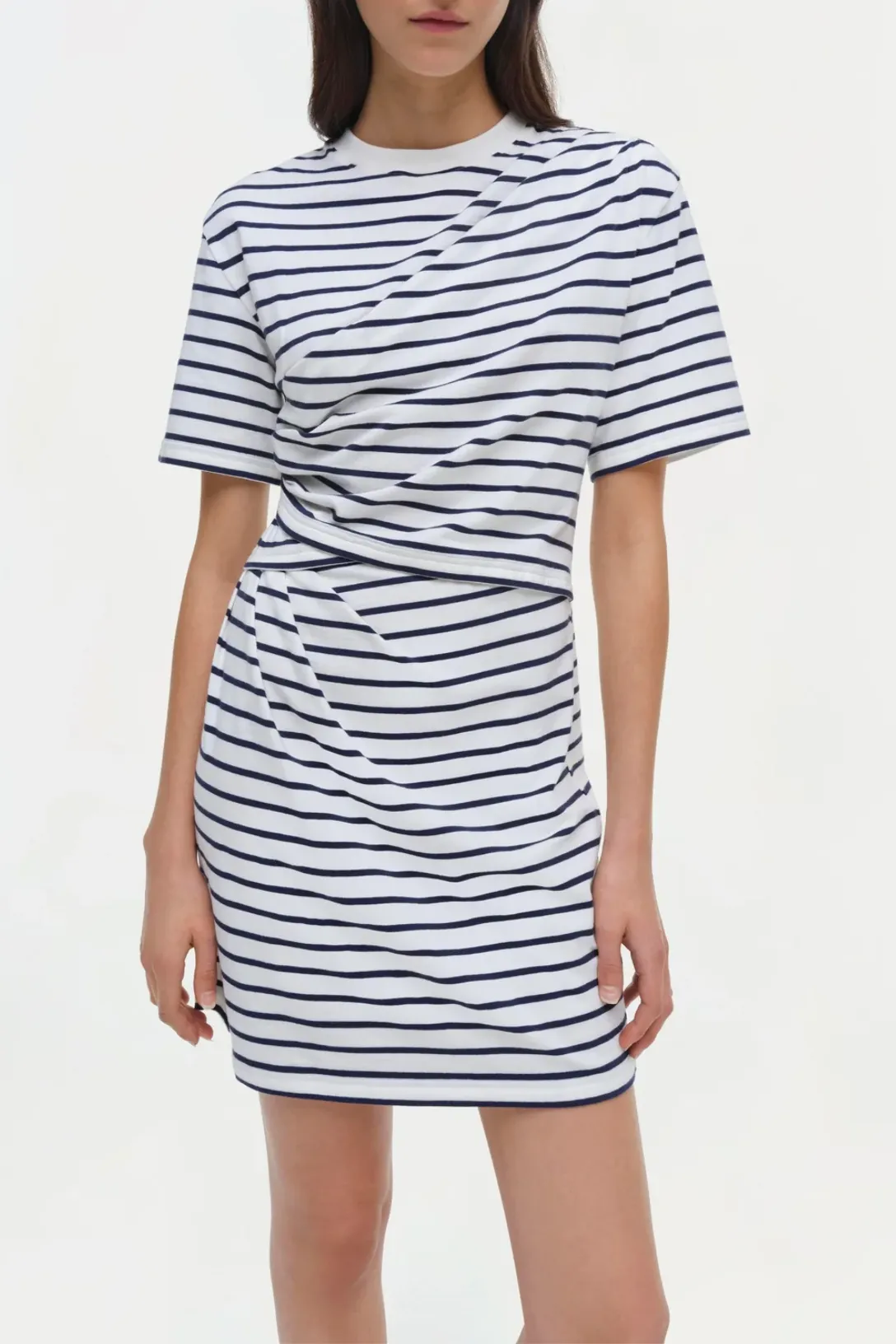 Zeus Dress | Midnight Stripe